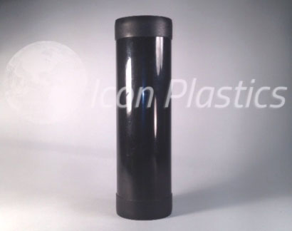 Custom Black Plastic Mailing Tubes